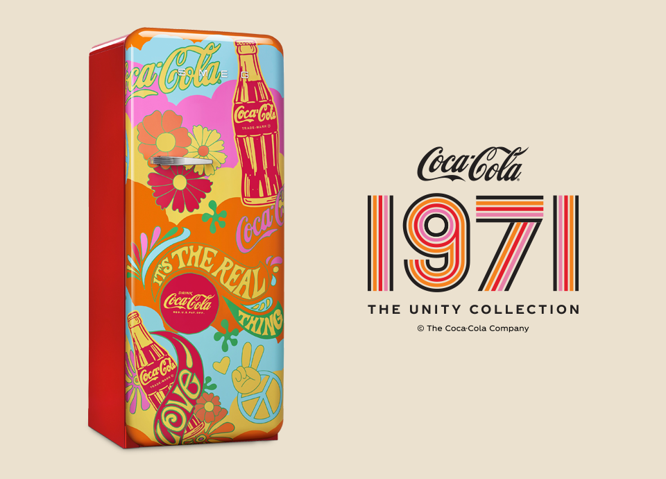 Smeg Kuehlgeraete Kollaboration Coca Cola