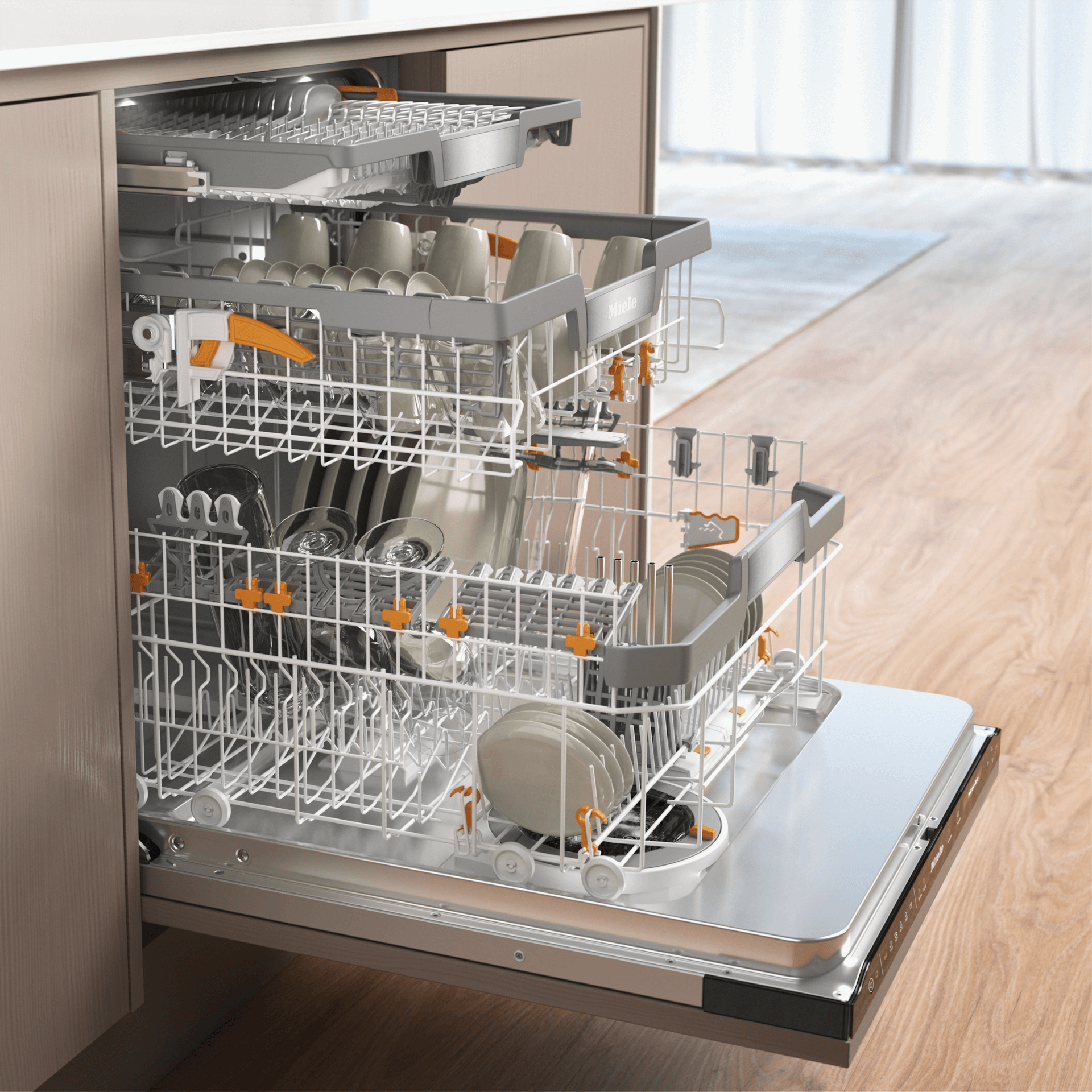 Miele Geschirrspueler vollintegriert mit AutoDos